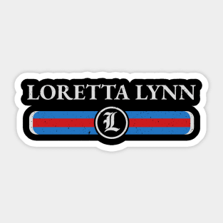 Graphic Loretta Name Vintage Birthday Retro Gift Sticker